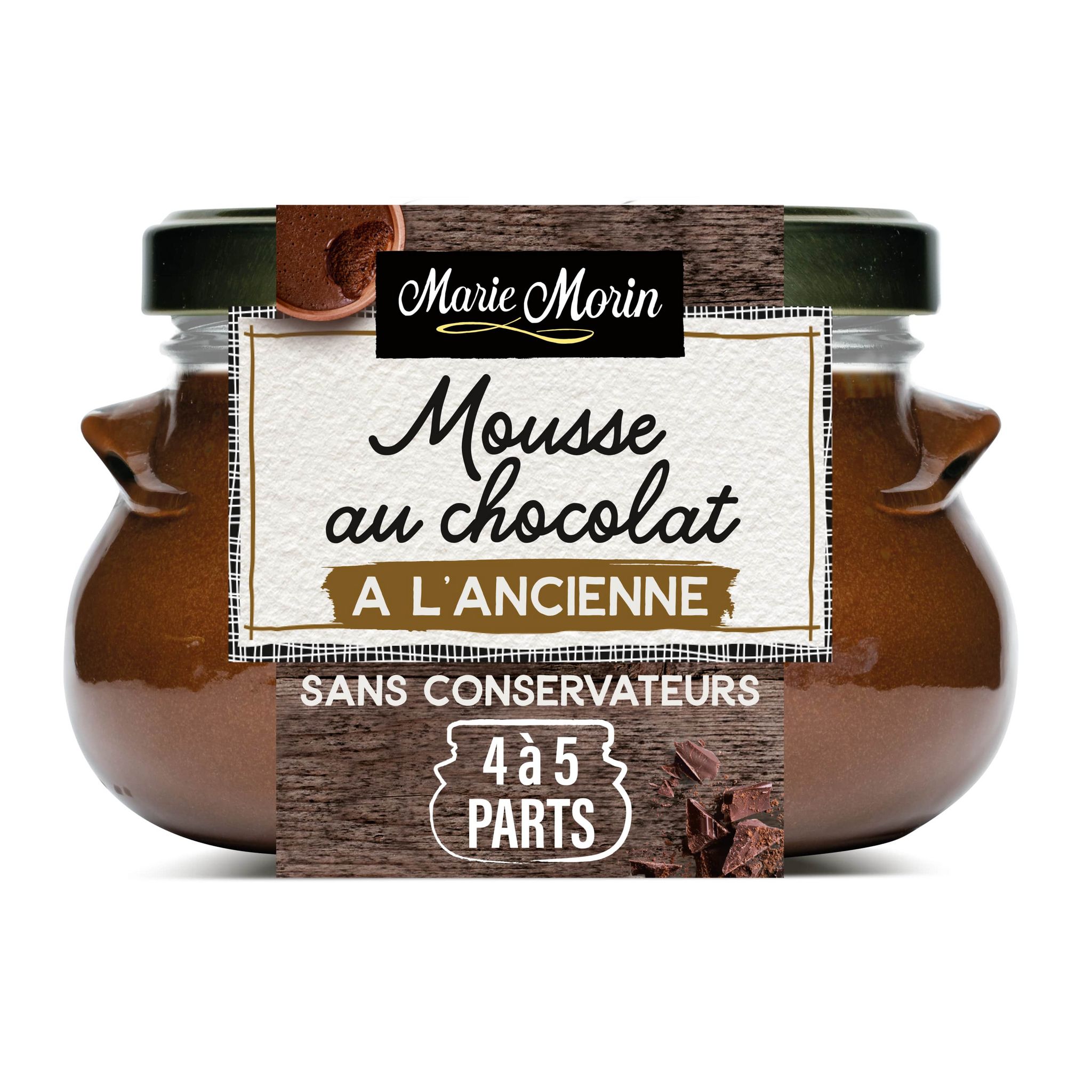 AUCHAN Mousse au chocolat au lait 4x12cl pas cher 