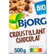 BJORG Croustillant céréales bio au chocolat réduit en sucres 500g