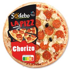 SODEBO Pizza au chorizo 470g
