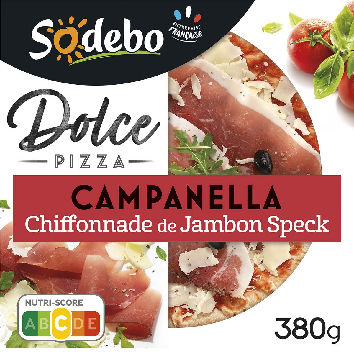 SODEBO Pizza dolce campanella à partager 380g