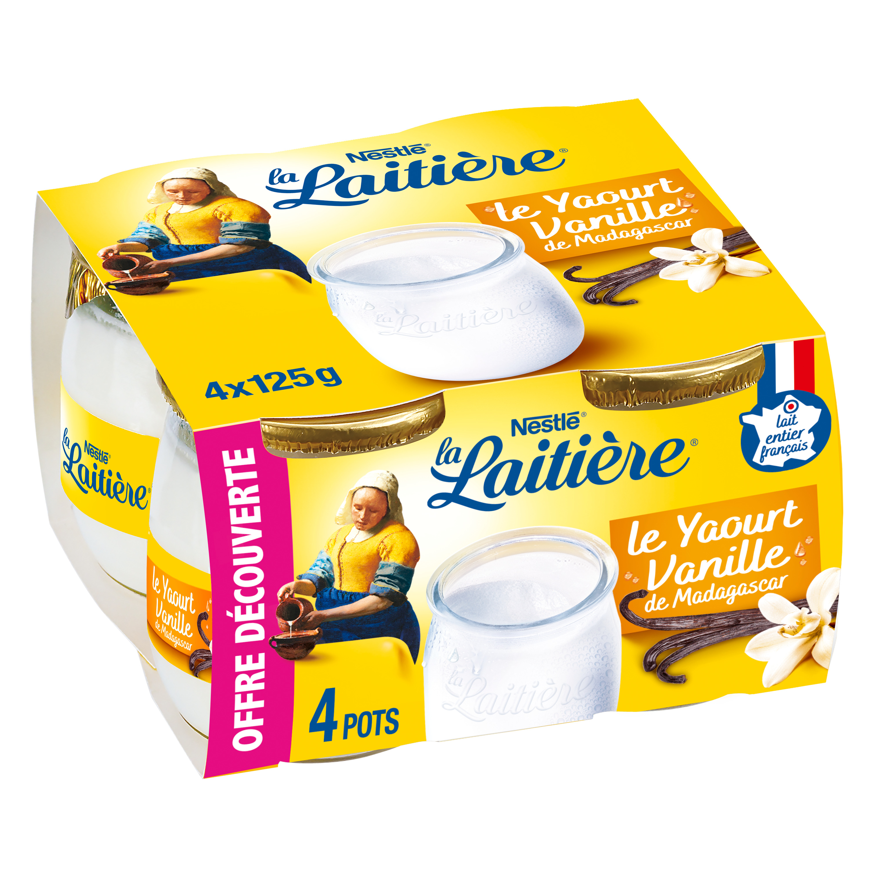 Yaourt vanille façon La laitière 🚨INGRÉDIENTS🚨 - 600ml de lait enti