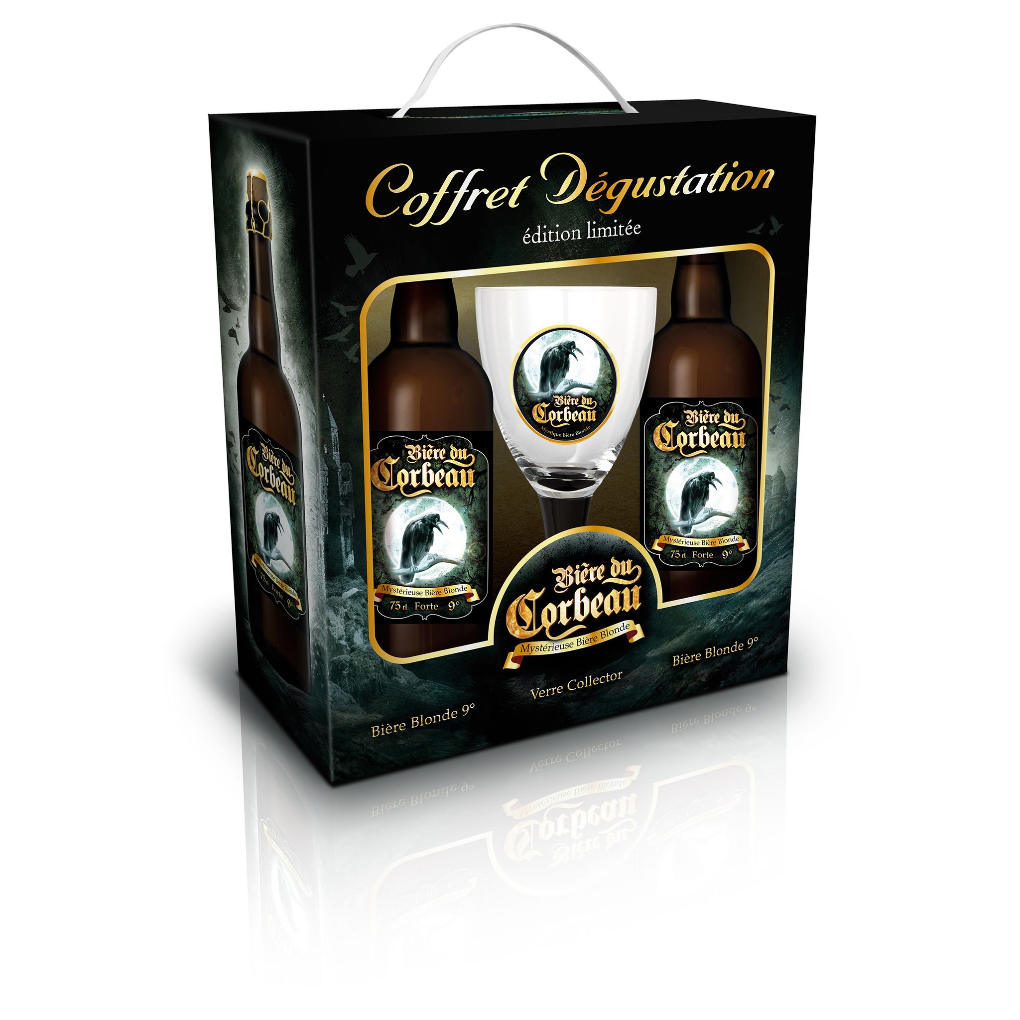 Coffret Bière du Corbeau 2x33cl + 1 verre - Coffrets/cadeaux