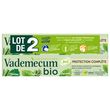 VADEMECUM Dentifrice bio protection complète menthe thé vert 2x75ml