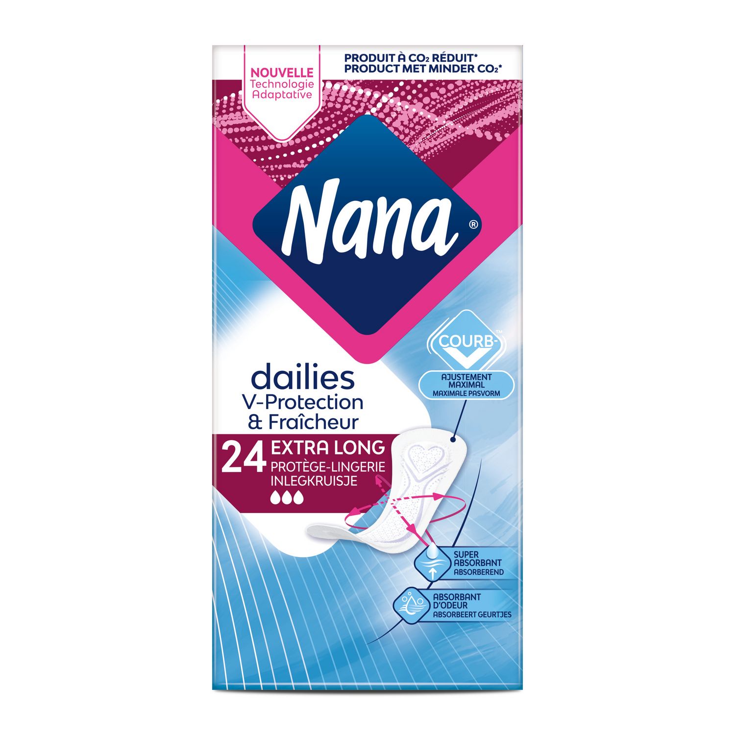 NANA Nana protège lingerie normal multistyle x60 pas cher 