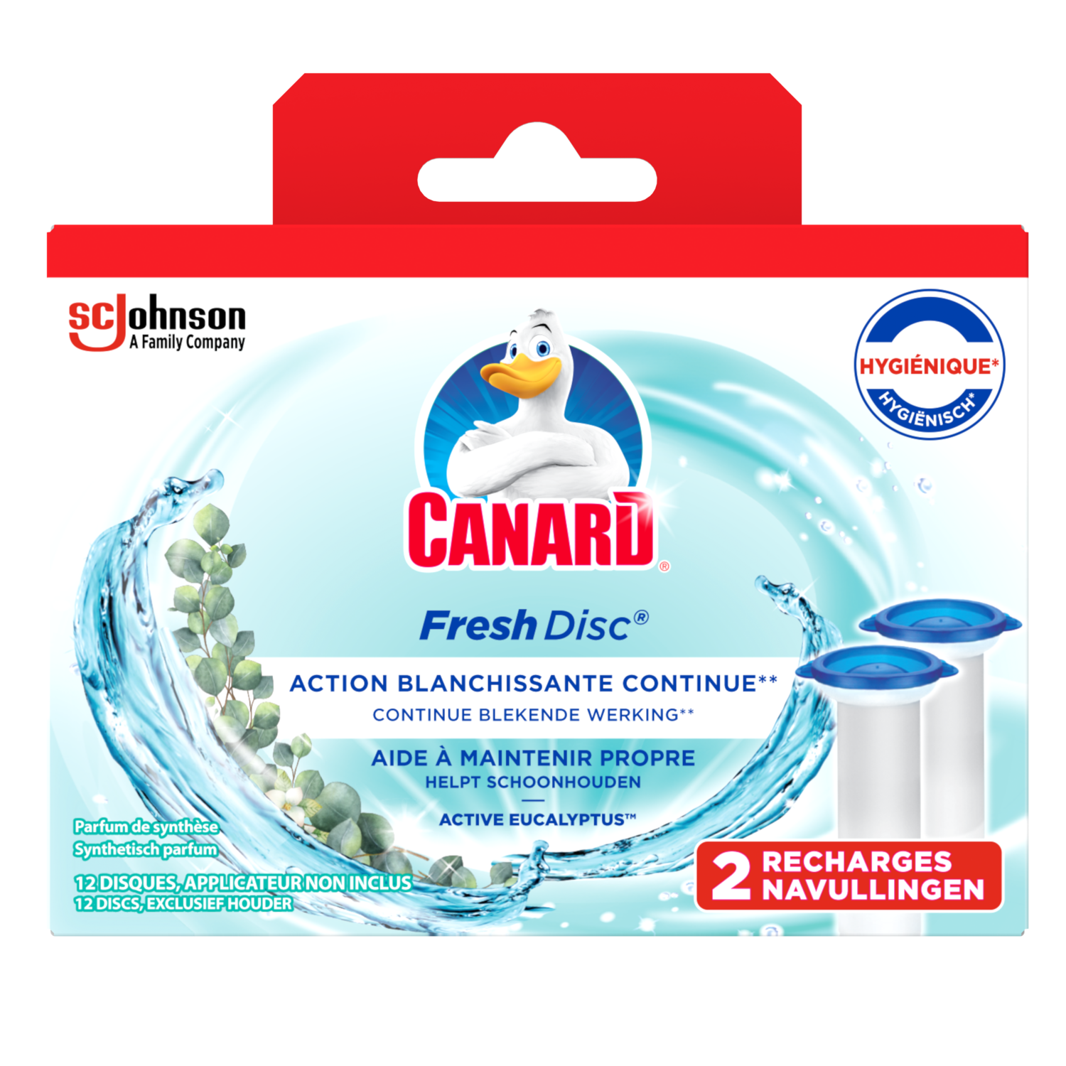 Canard Fresh Disc Recharges Fraîcheur Lavande – Bloc Sans Cage
