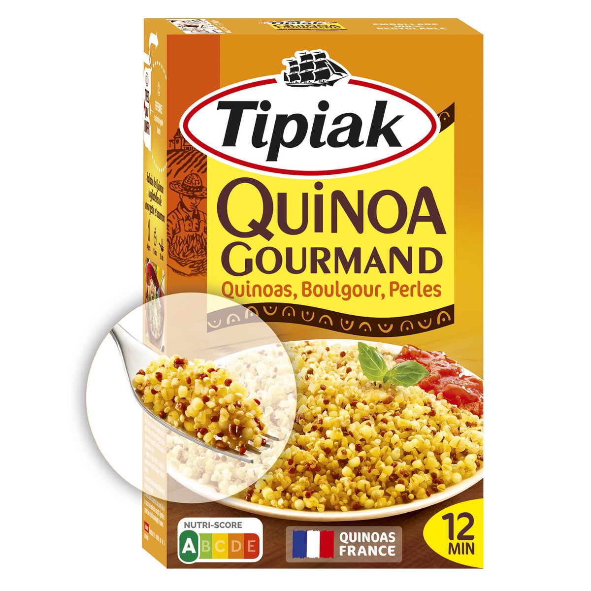 TIPIAK Quinoa gourmand 3 quinoa et blé 400g