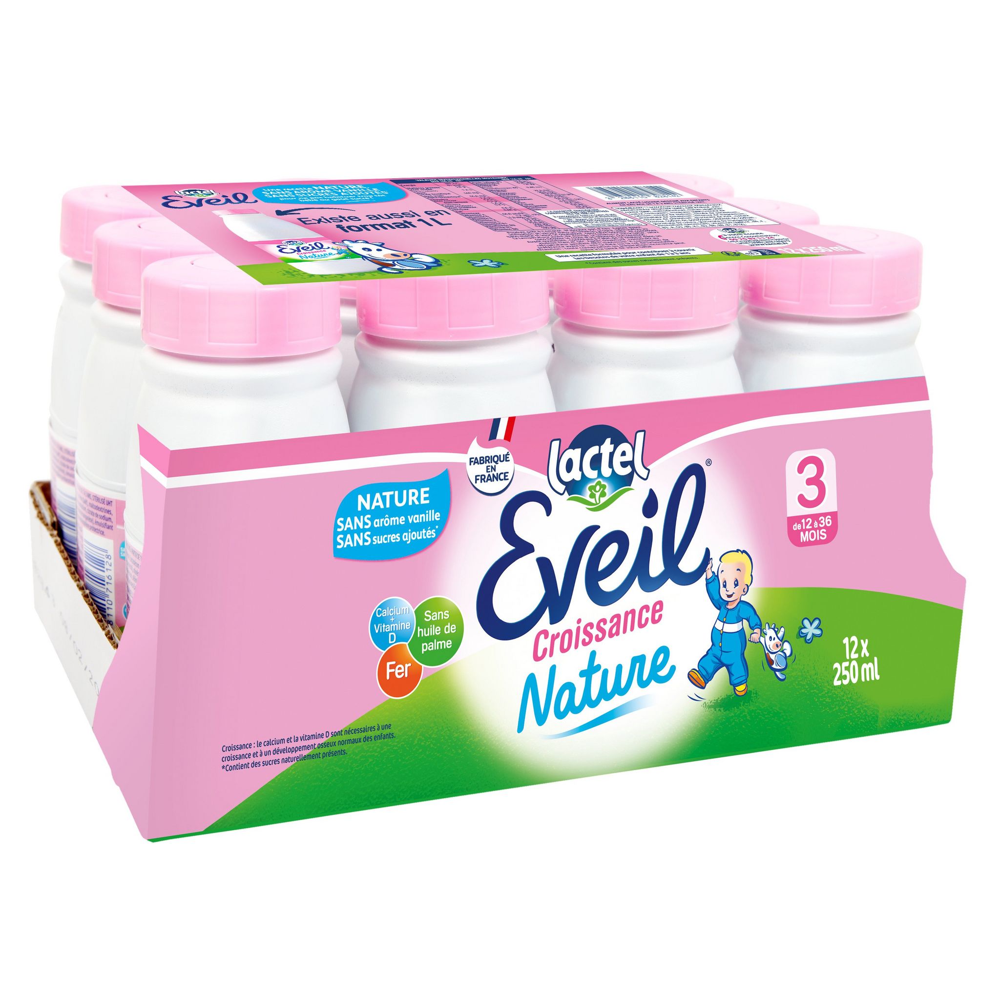 CANDIA BABY 3 lait de croissance liquide dès 10 mois 6x1l pas cher 