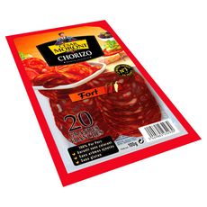 MORONI Chorizo fort 20 grandes tranches 100g