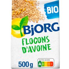 BJORG Flocons d'avoine complète bio 500g