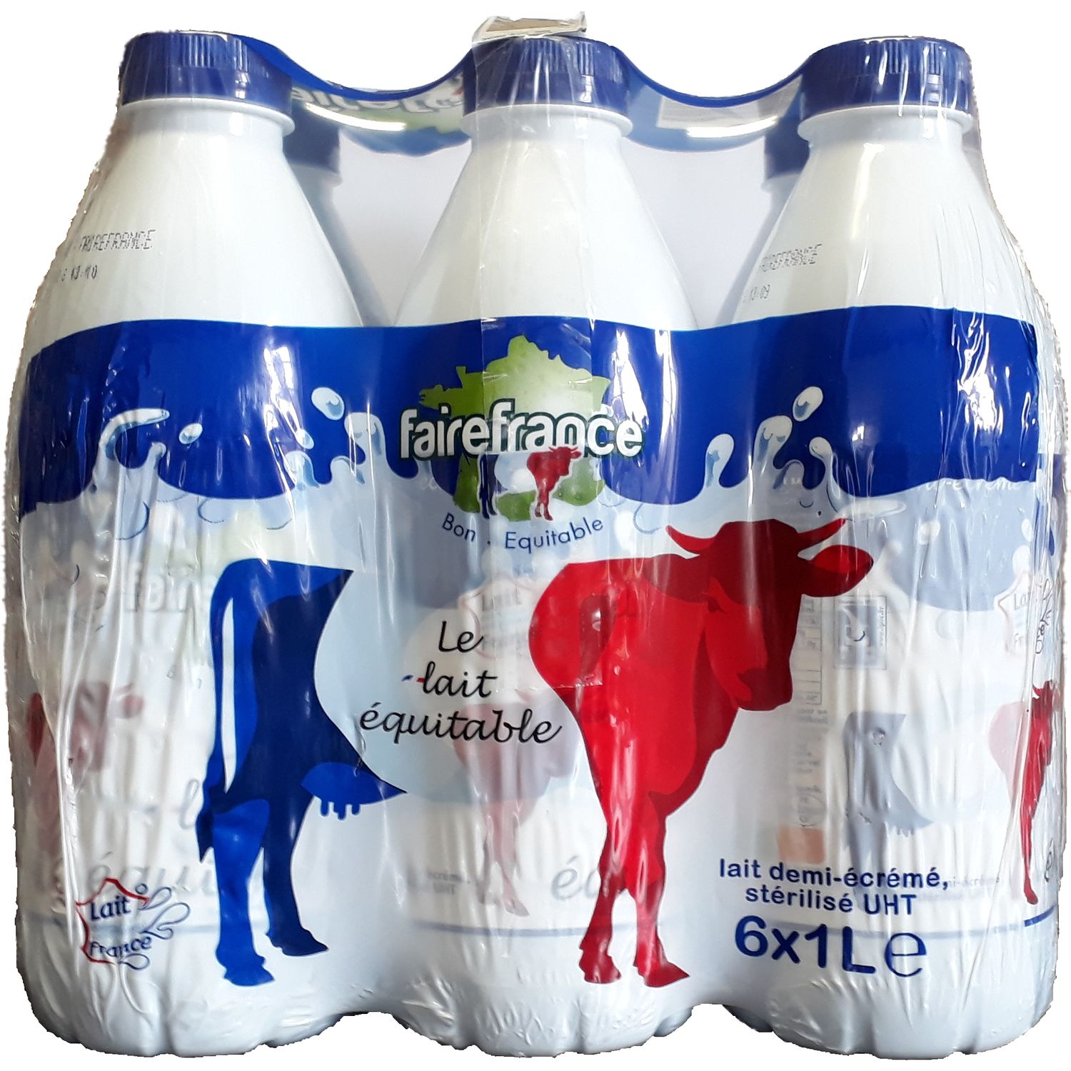 Le lait demi écrémé 50 cl équitable