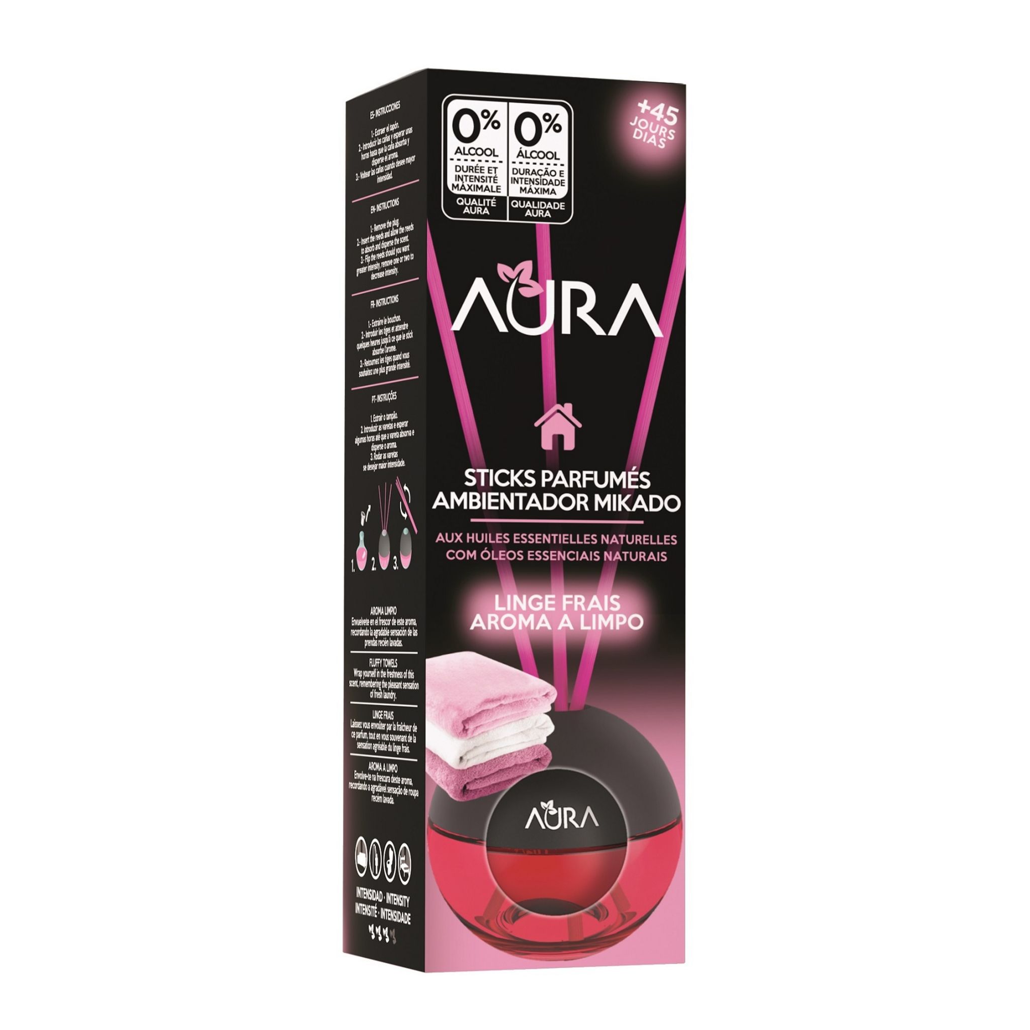 AIR WICK Recharge diffuseur spray désodorisant automatique de parfum sans  gaz Active Fresh 24h/24 parfum vanille 228ml pas cher 