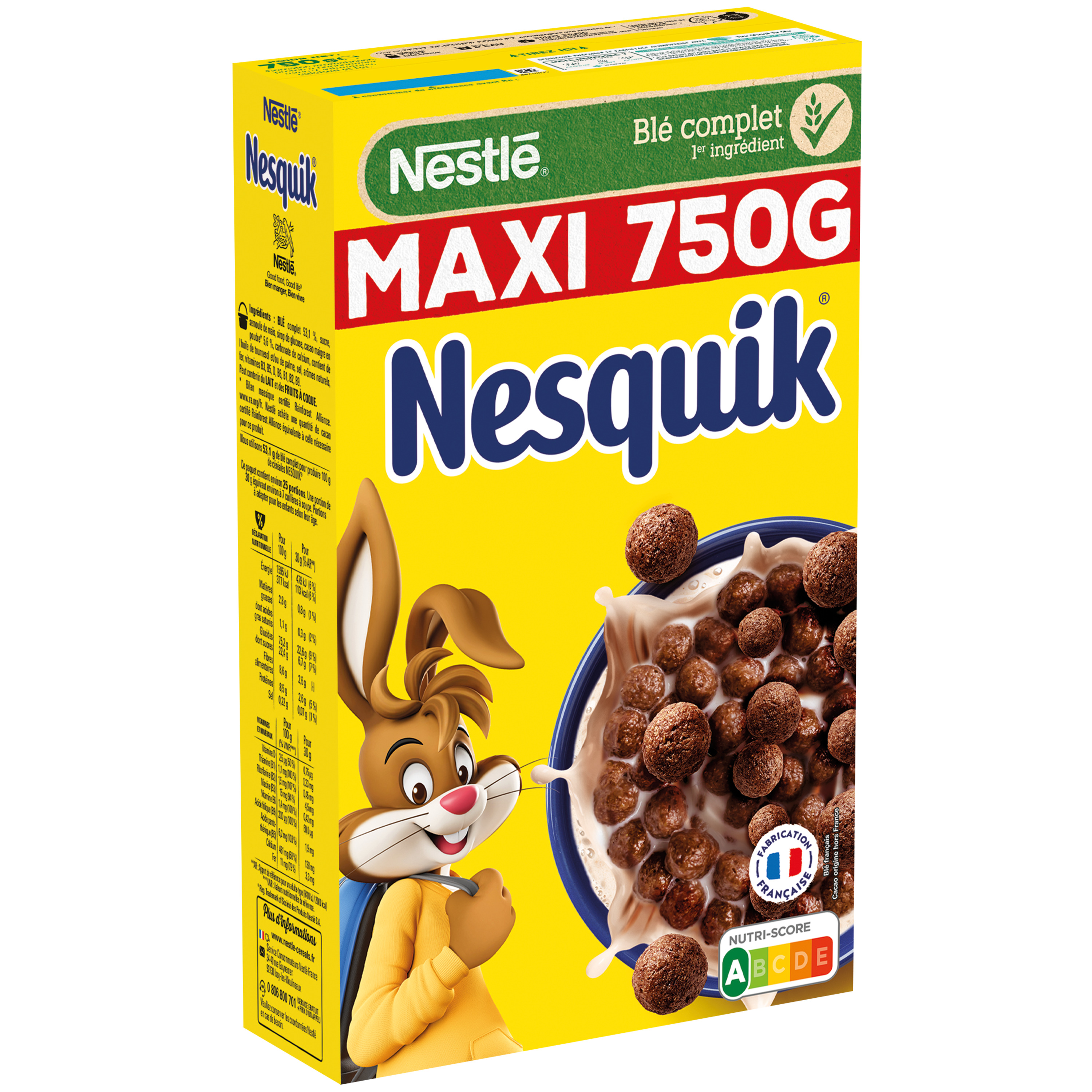 CHOCAPIC Céréales au chocolat Maxi format 750g pas cher 