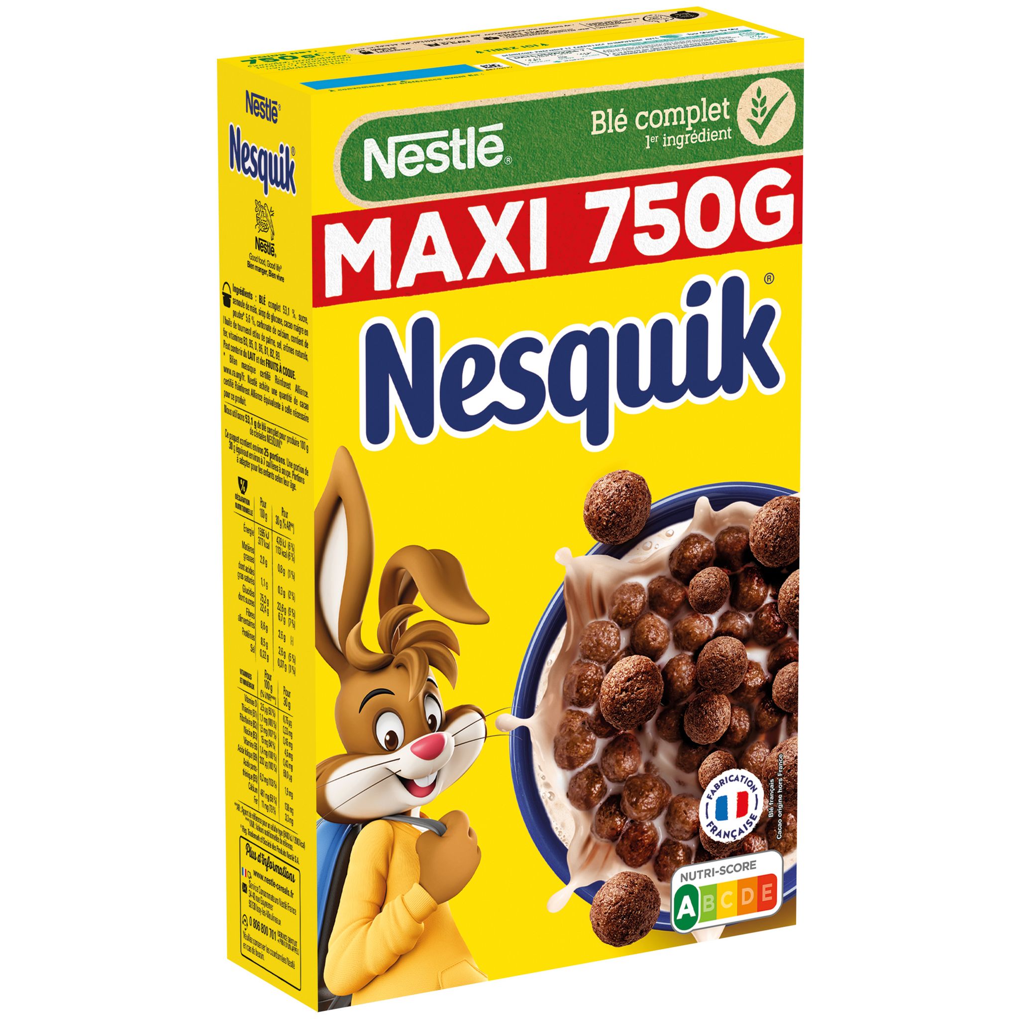 Nestlé Céréales au chocolat - La boîte de 750g : : Epicerie