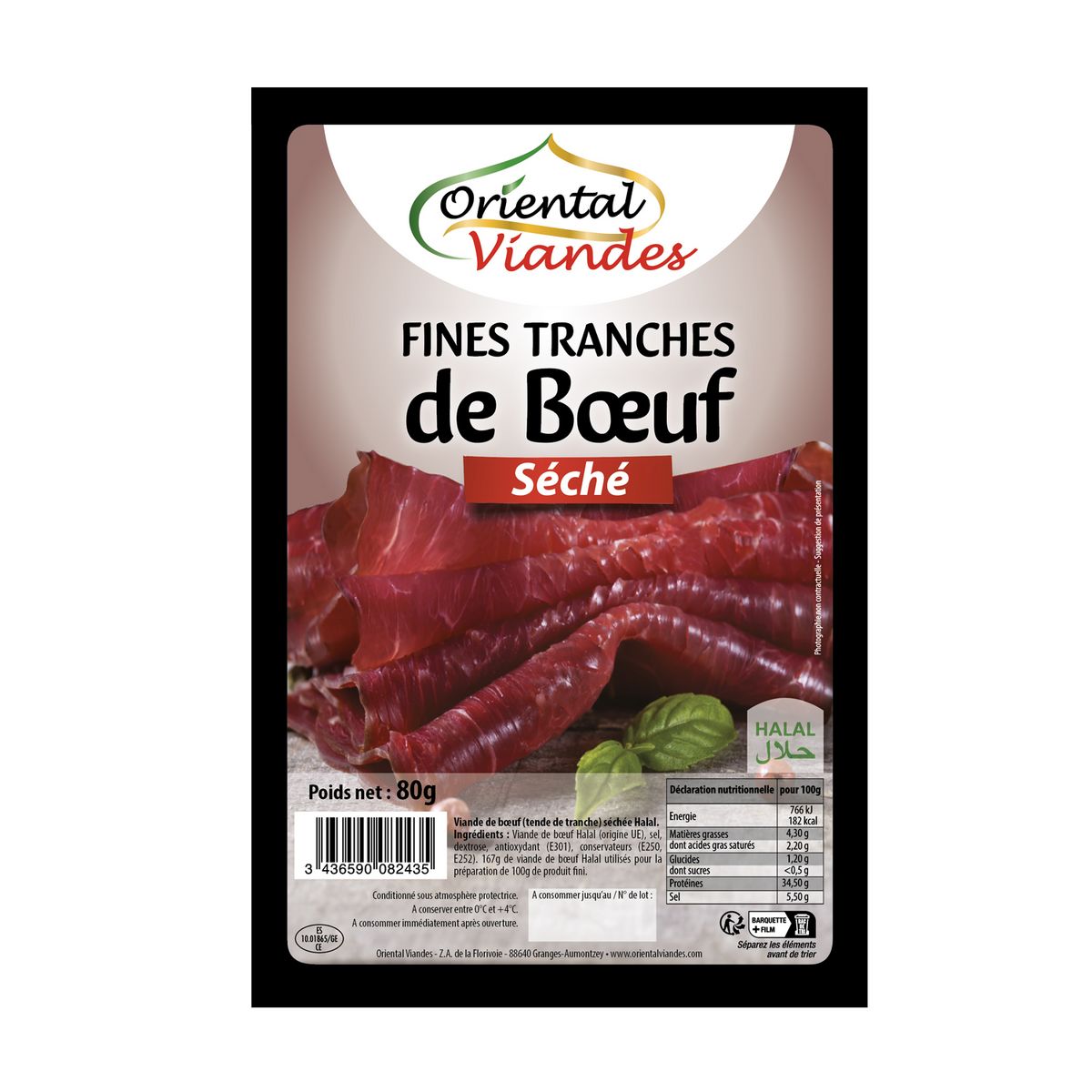 Boeuf séché en tranche ~ 150g - Le Forum du Local