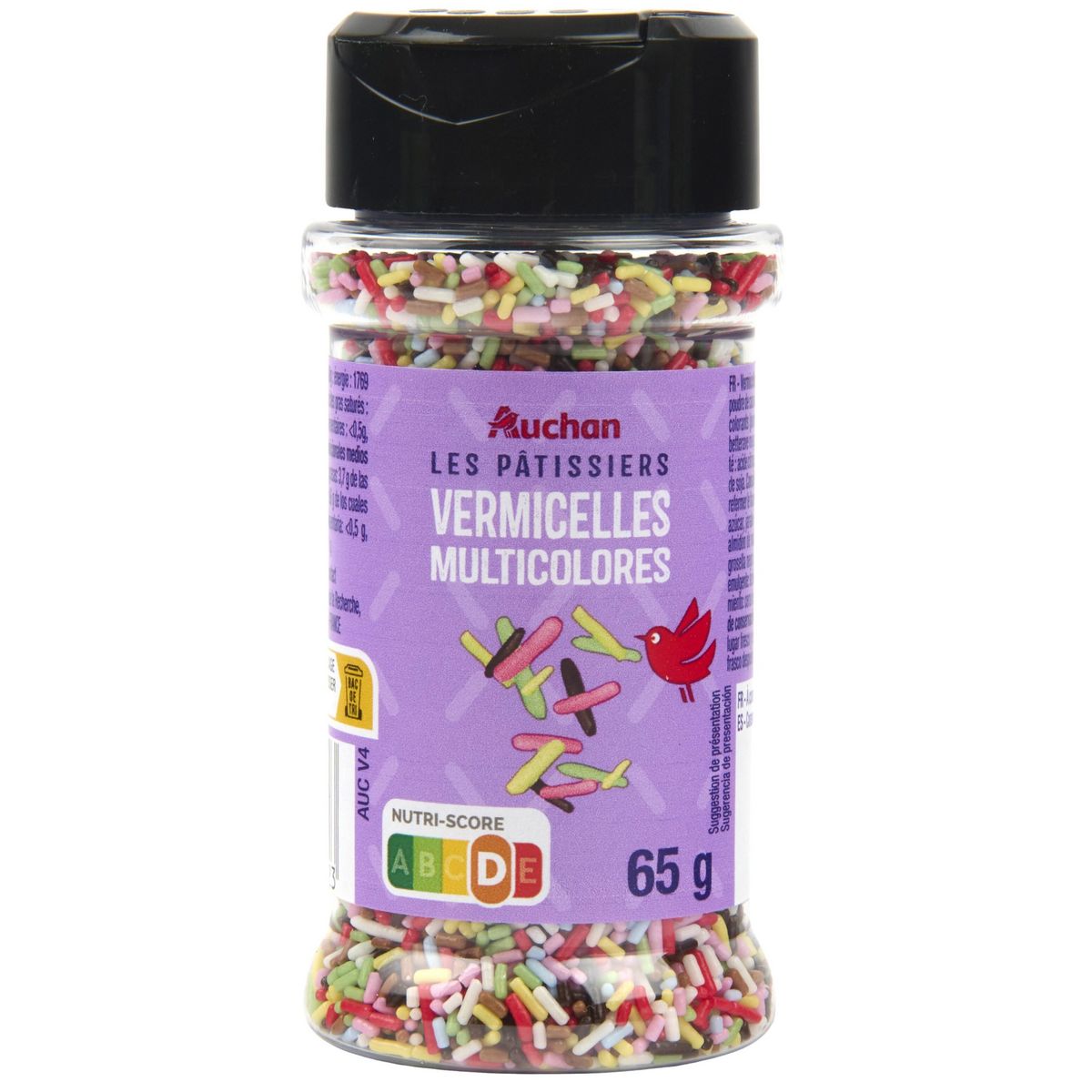 Vermicelles multicolores en sucre - 1,2 kg - Planète Gateau