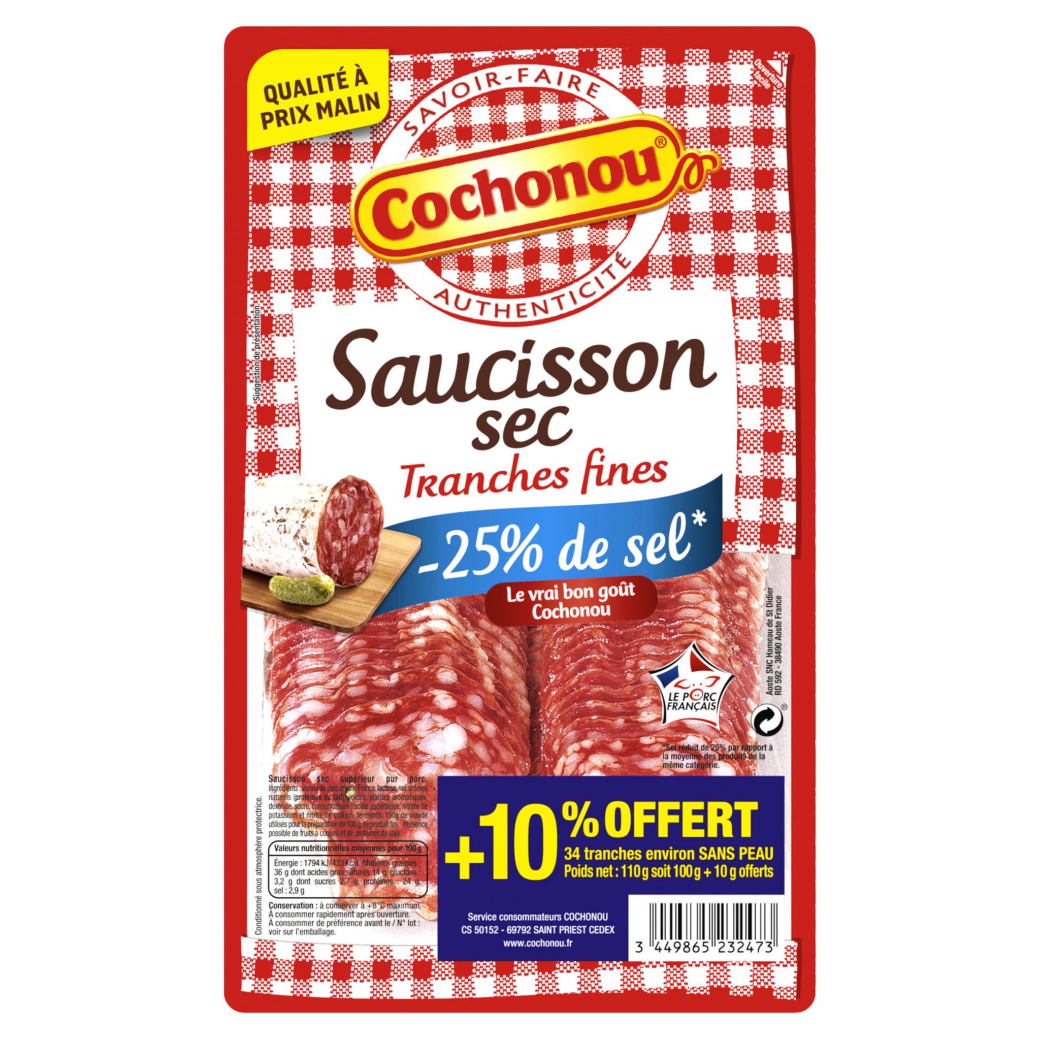 Peut-on manger la peau du saucisson sans risque ? Une