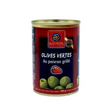 MONTPERAL Olives vertes au poivron grillé 290g