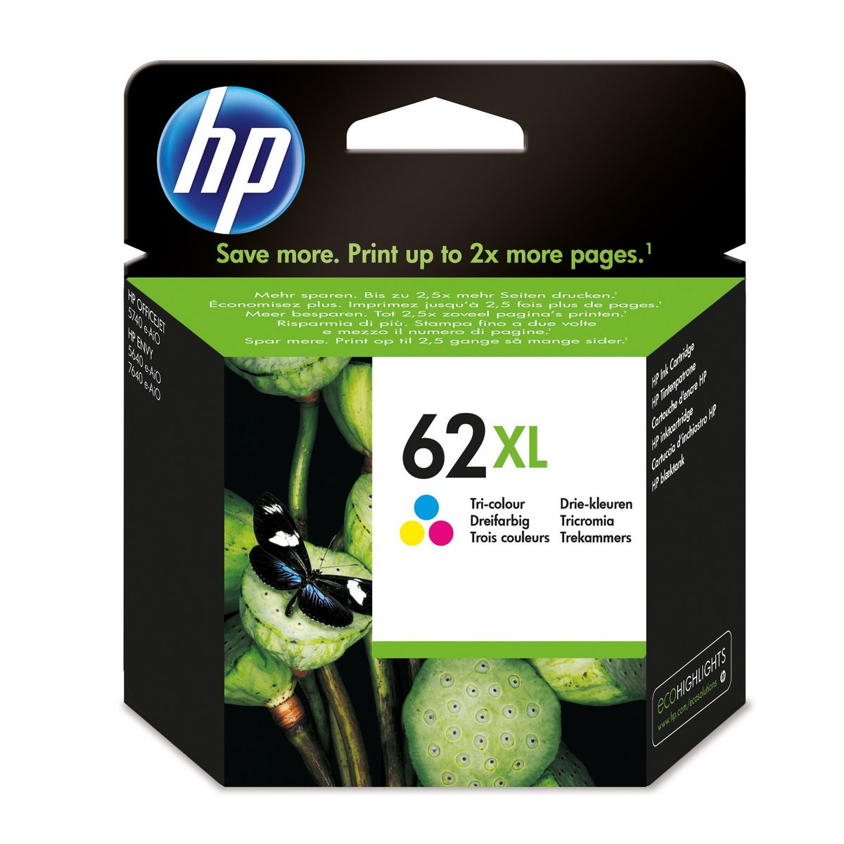 HP N° 62XL Recyclée Couleur - Recycl' Cartouche