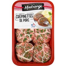 MADRANGE Crépinettes de porc 6 pièces 750g
