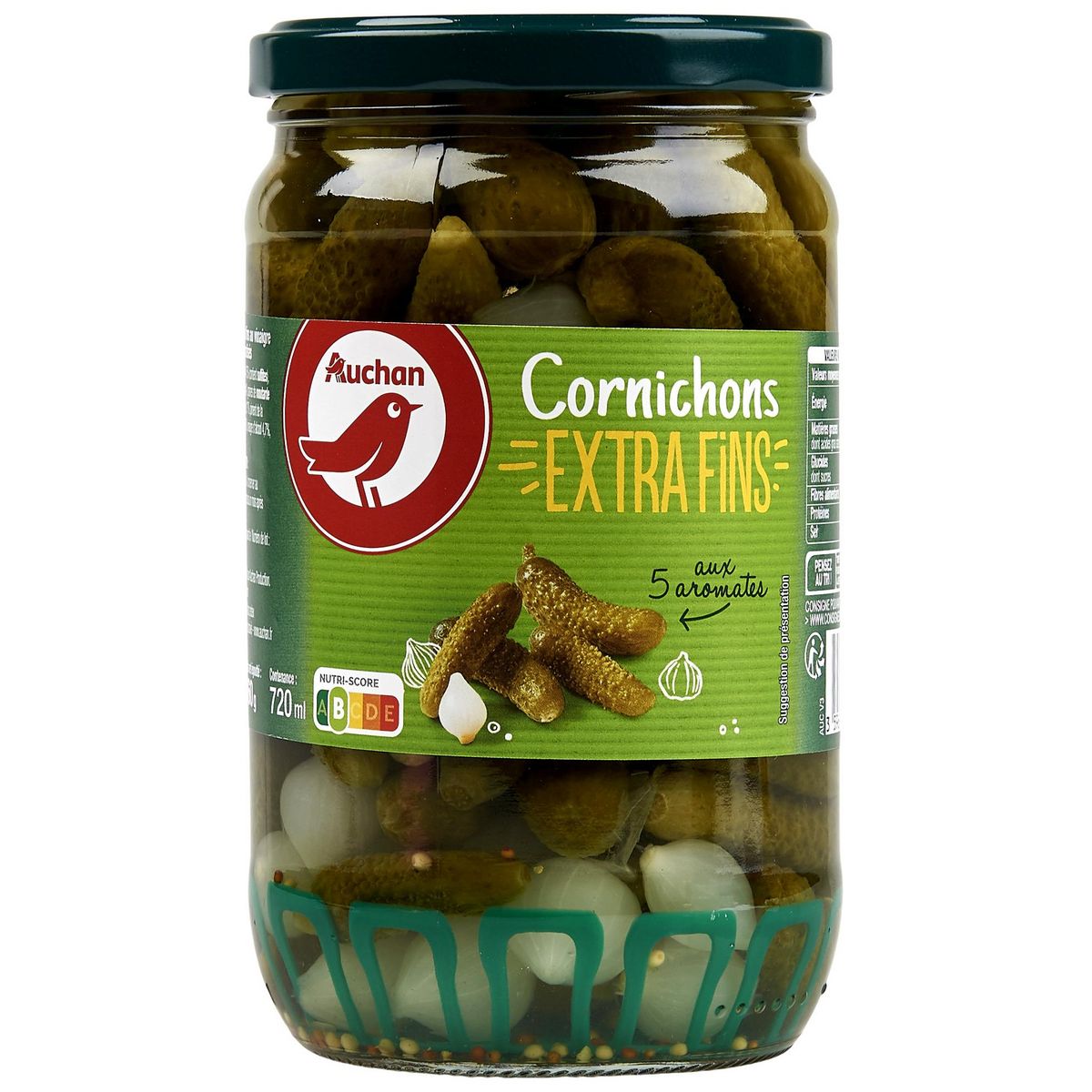 Cornichon Extra fins le pot de 350 grs – André Claude