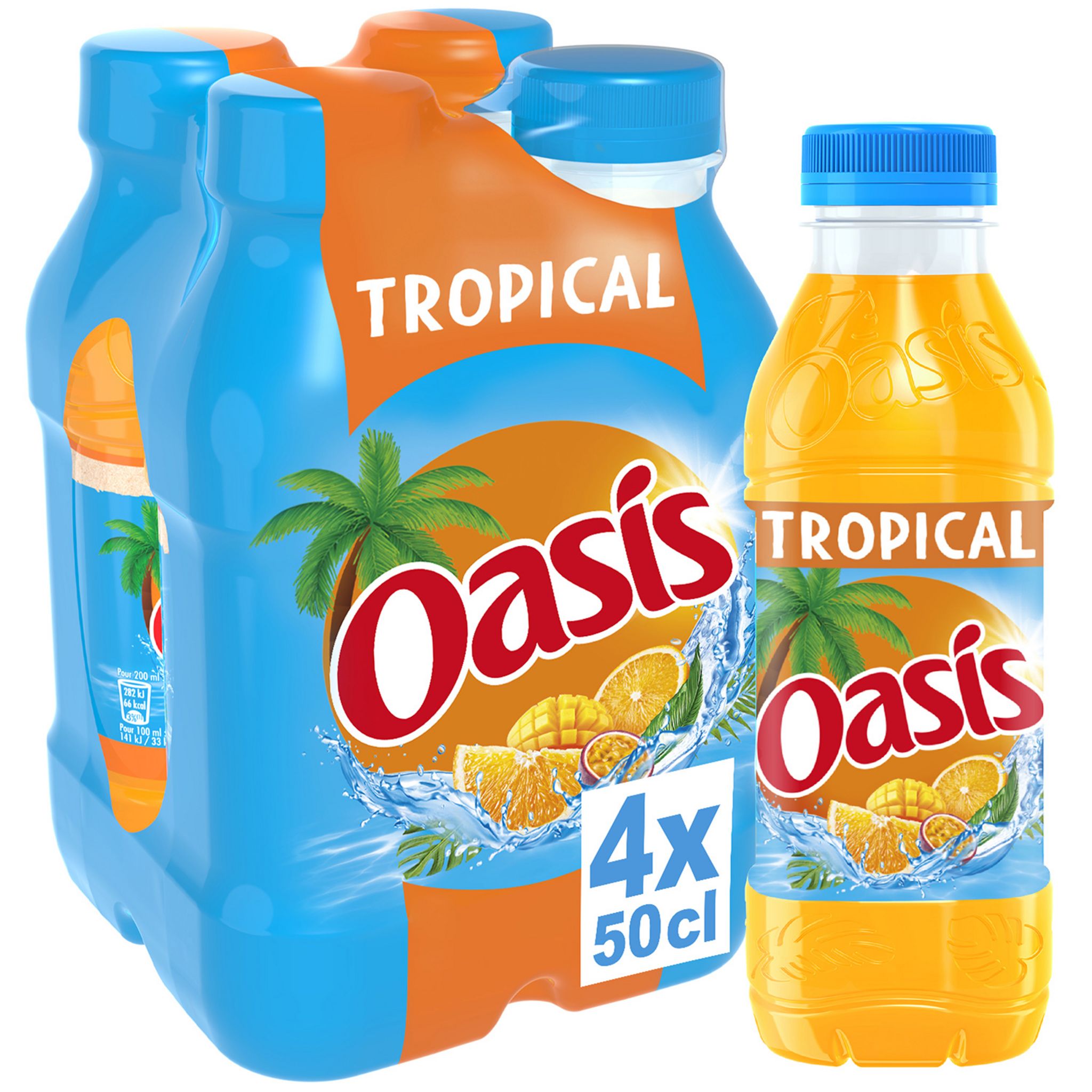 Livraison à domicile Oasis Tropical Zéro, 1.5L