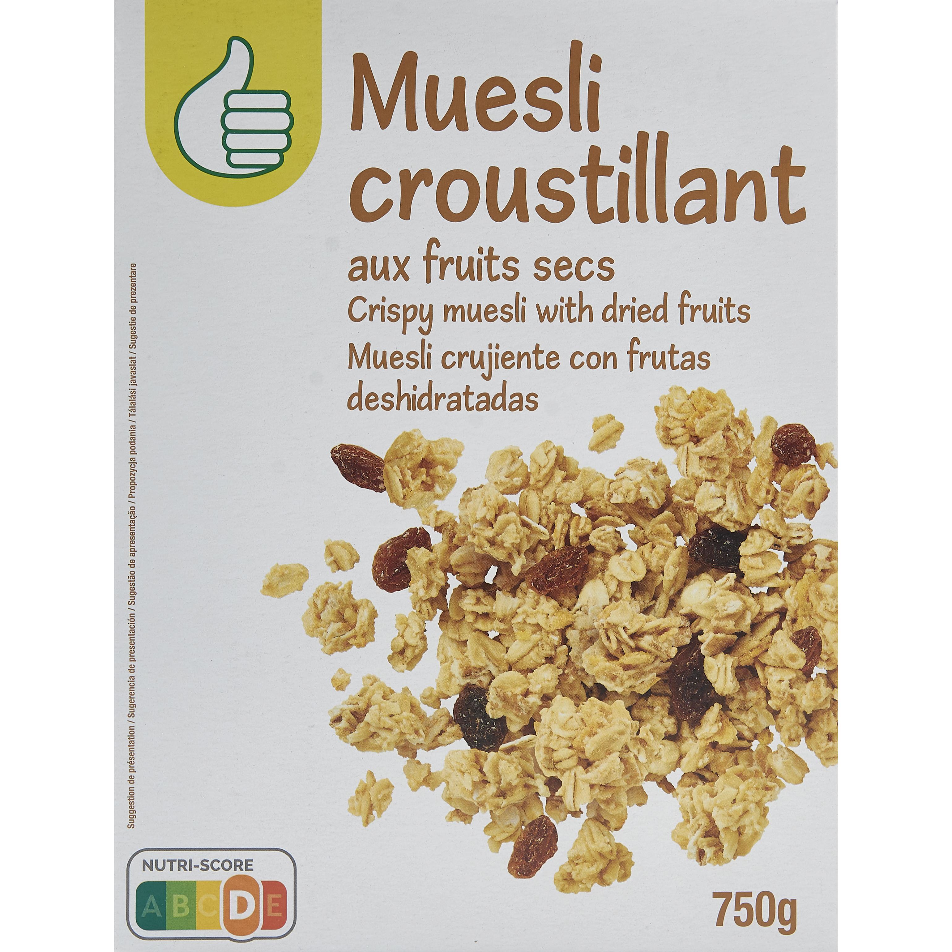 Muesli gourmand – fruits secs (250g) – Au Gramme Près