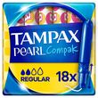 TAMPAX Compak Pearl tampons avec applicateur regular 18 tampons