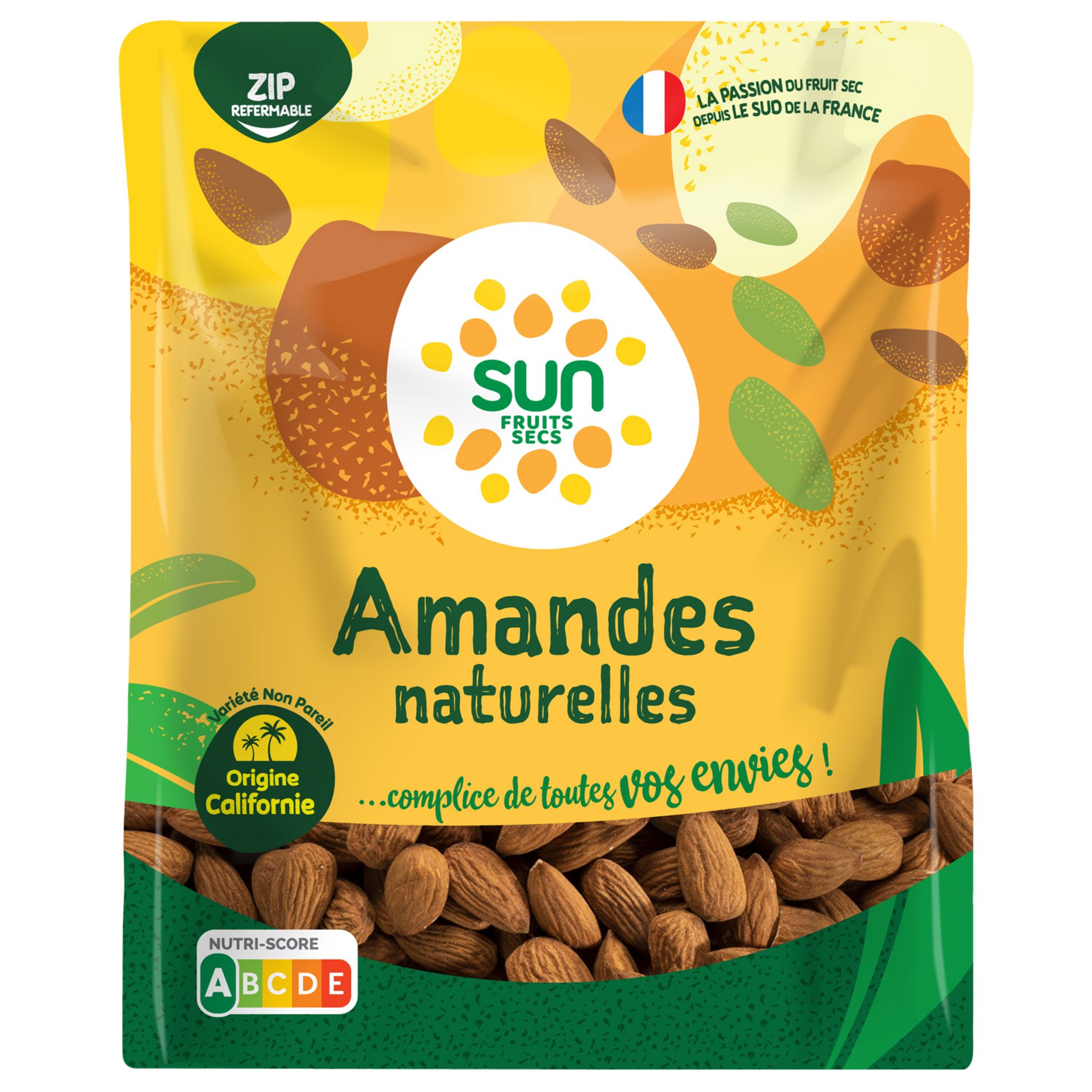 Amandes décortiquées 500g Les Accents du Soleil