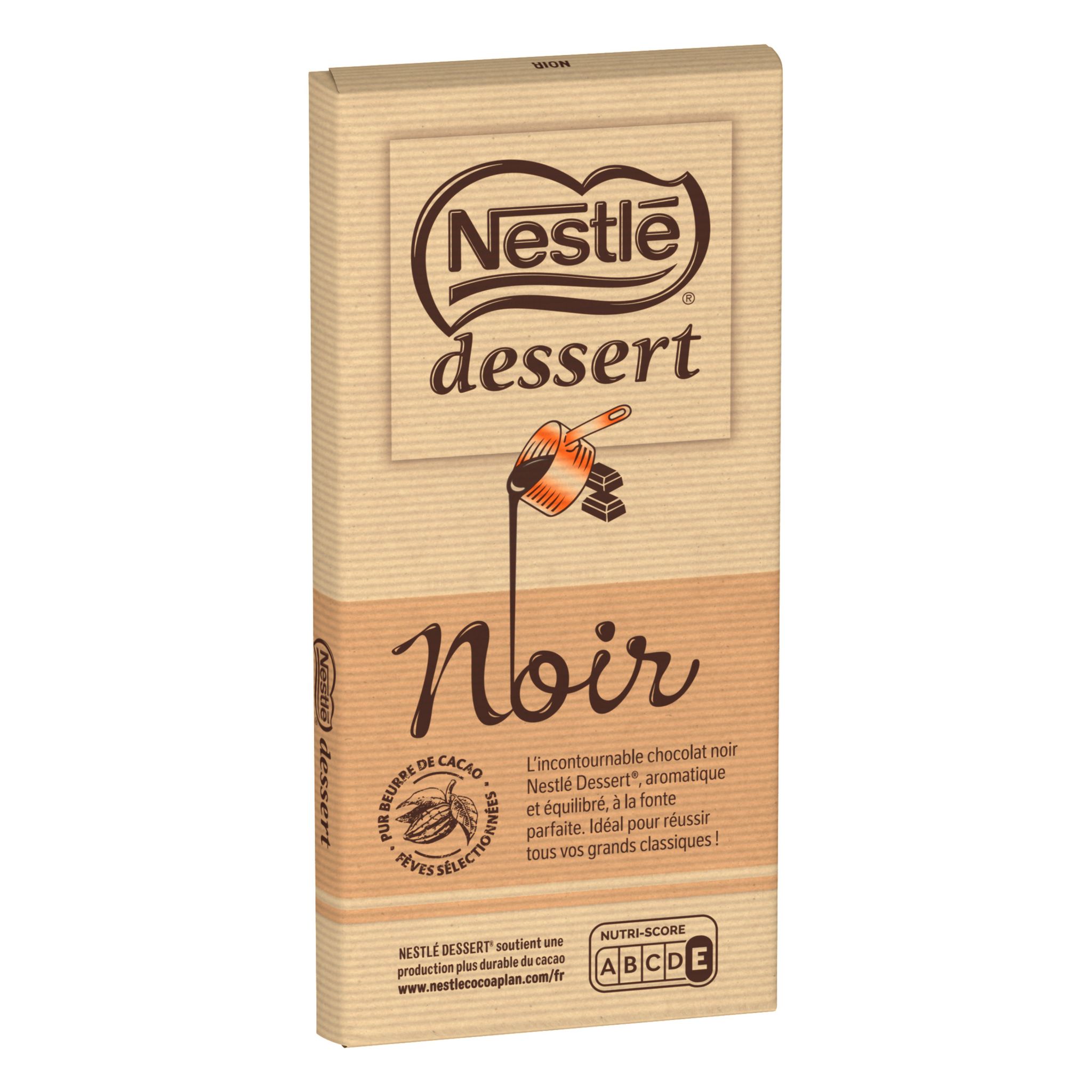 AUCHAN BIO Tablette de chocolat noir 85% 1 pièce 100g pas cher 