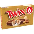 TWIX Barre glacée au caramel biscuit et enrobage cacao 6 pièces 258g