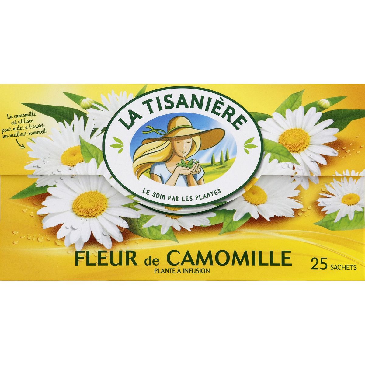 LA TISANIERE Infusion à la fleur de camomille 25 sachets 37,5g pas cher 