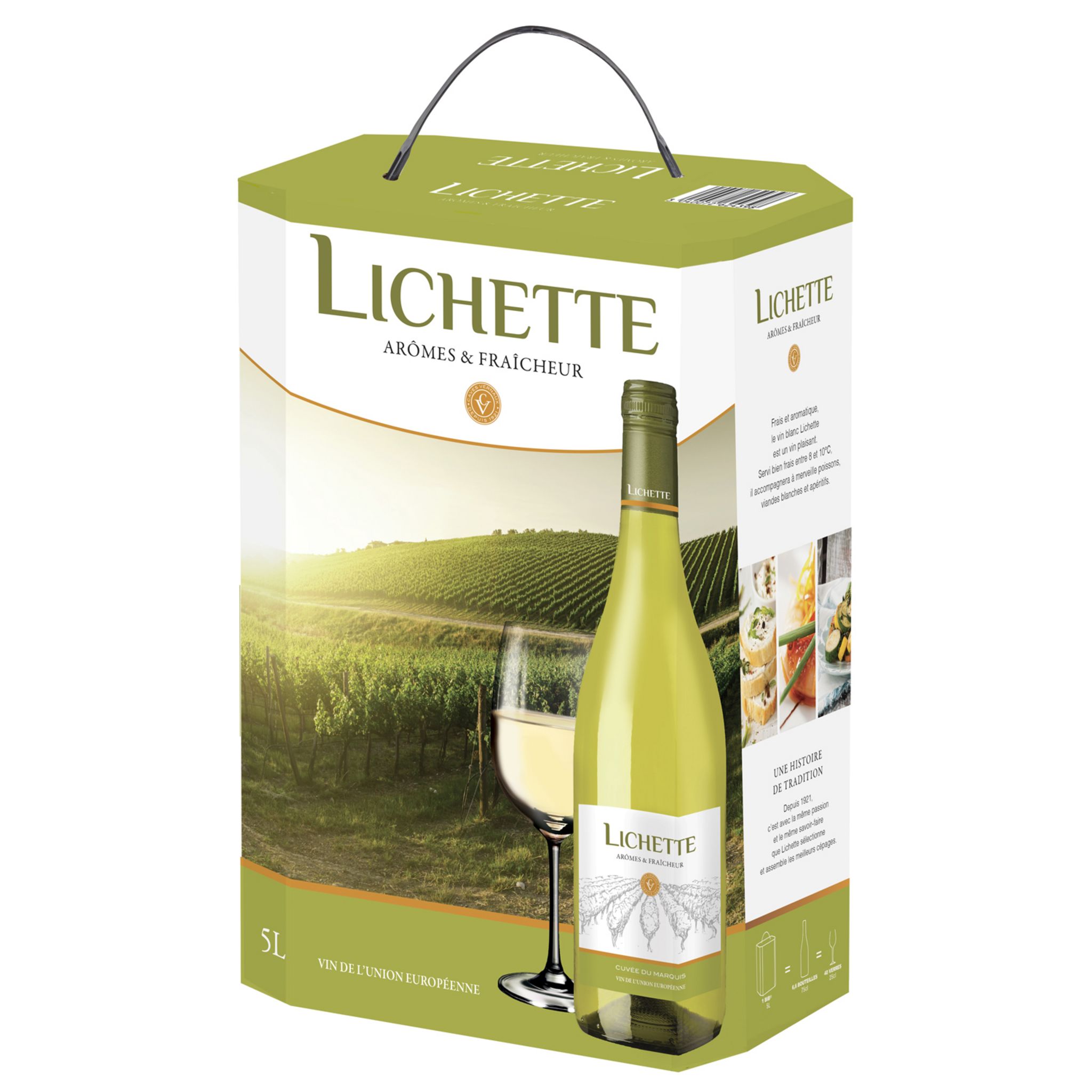 LICHETTE Lichette Vin blanc Grand Format 5L pas cher 