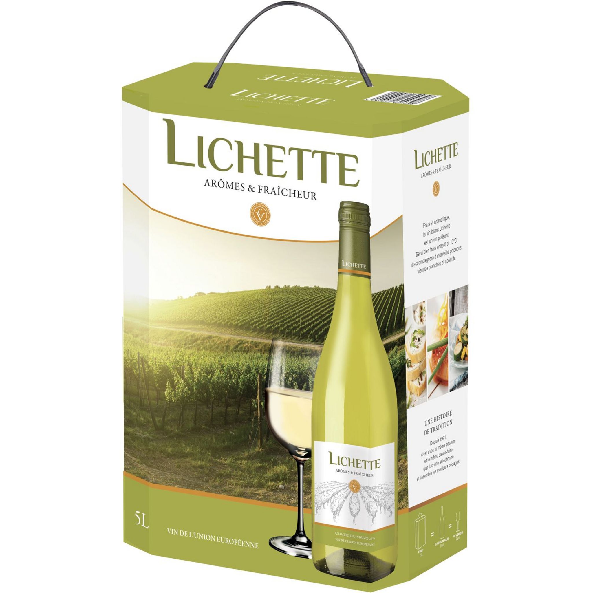 LICHETTE Lichette Vin blanc Grand Format 5L pas cher 