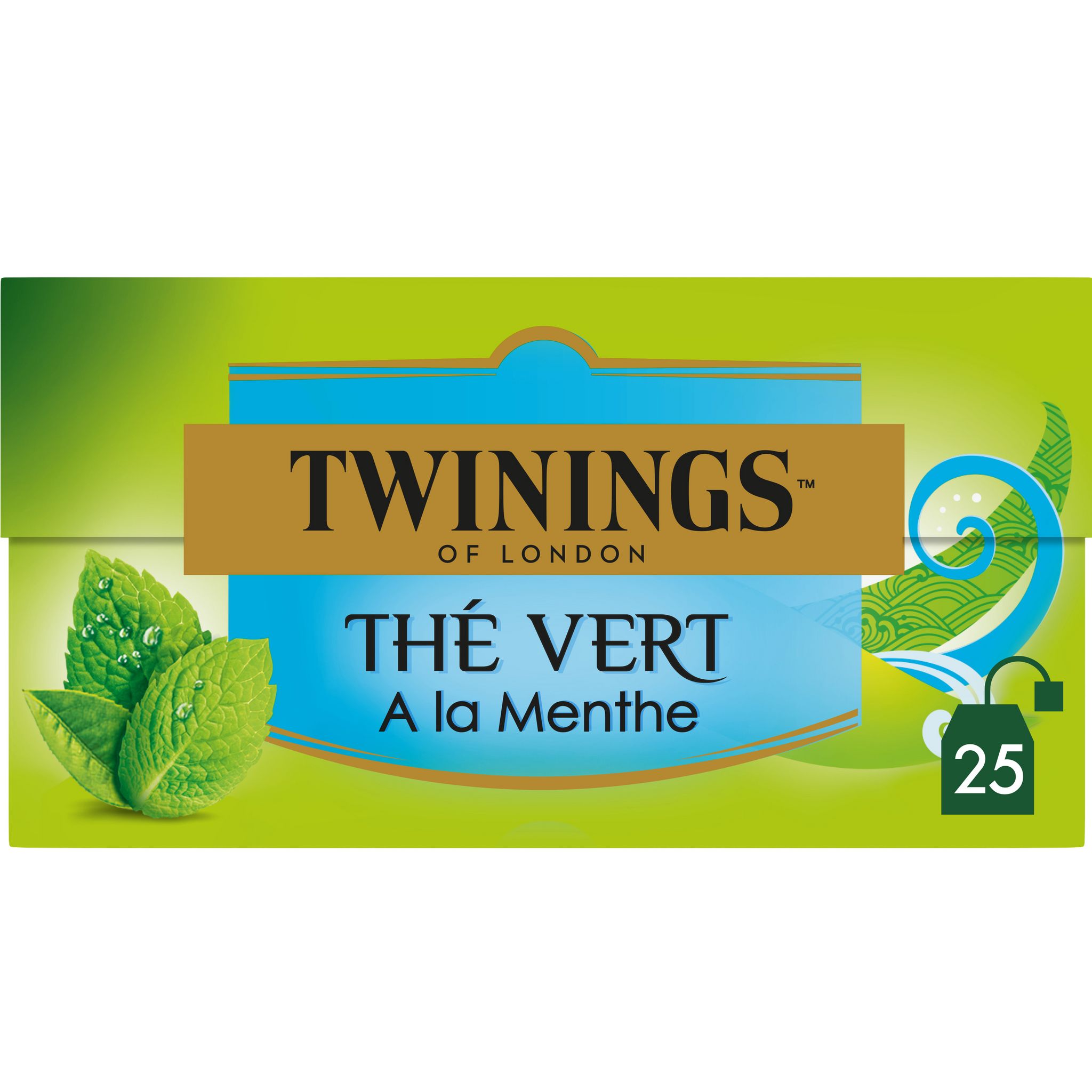 TWININGS Thé vert menthe et citron vert 20 sachets 30g pas cher