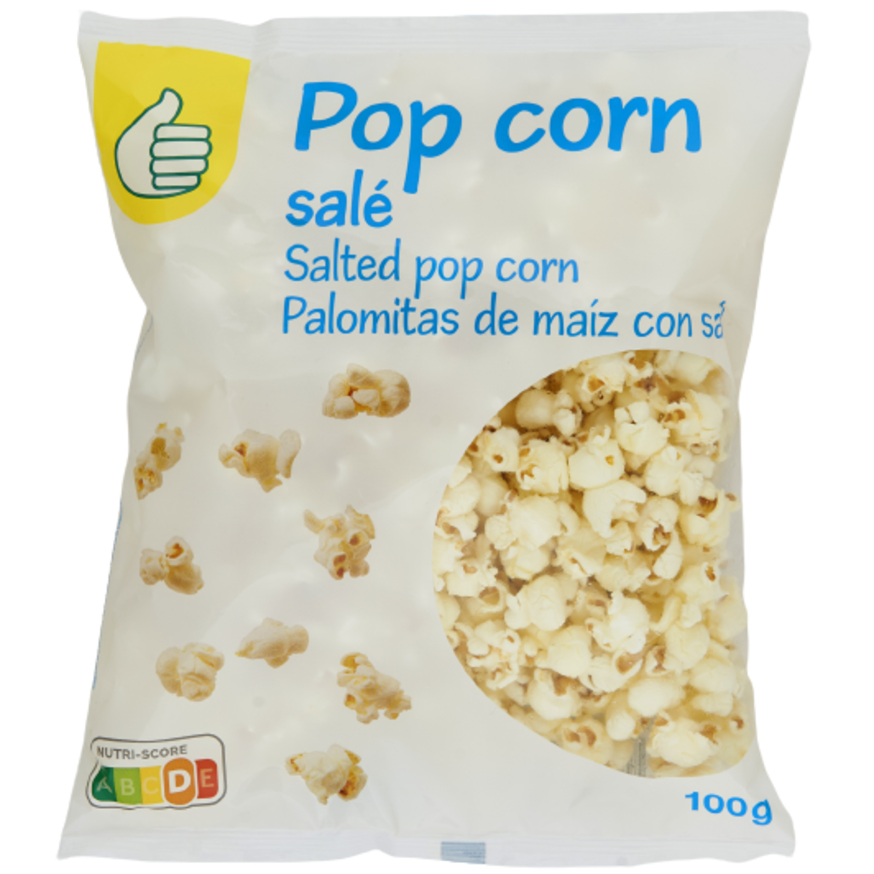 Popcorn avec sel (100g) acheter à prix réduit