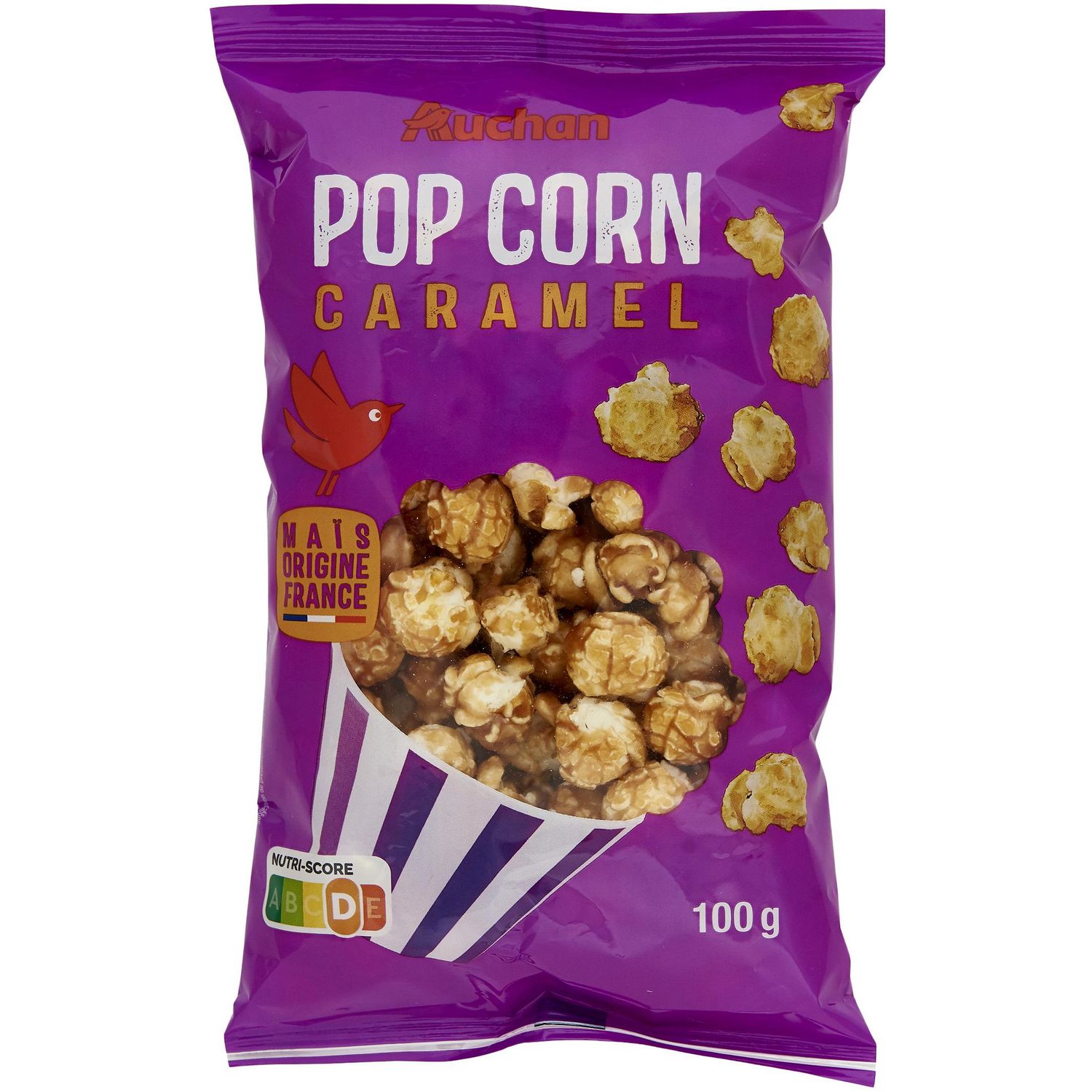 Pop corn salé - Auchan - 0.1 kg