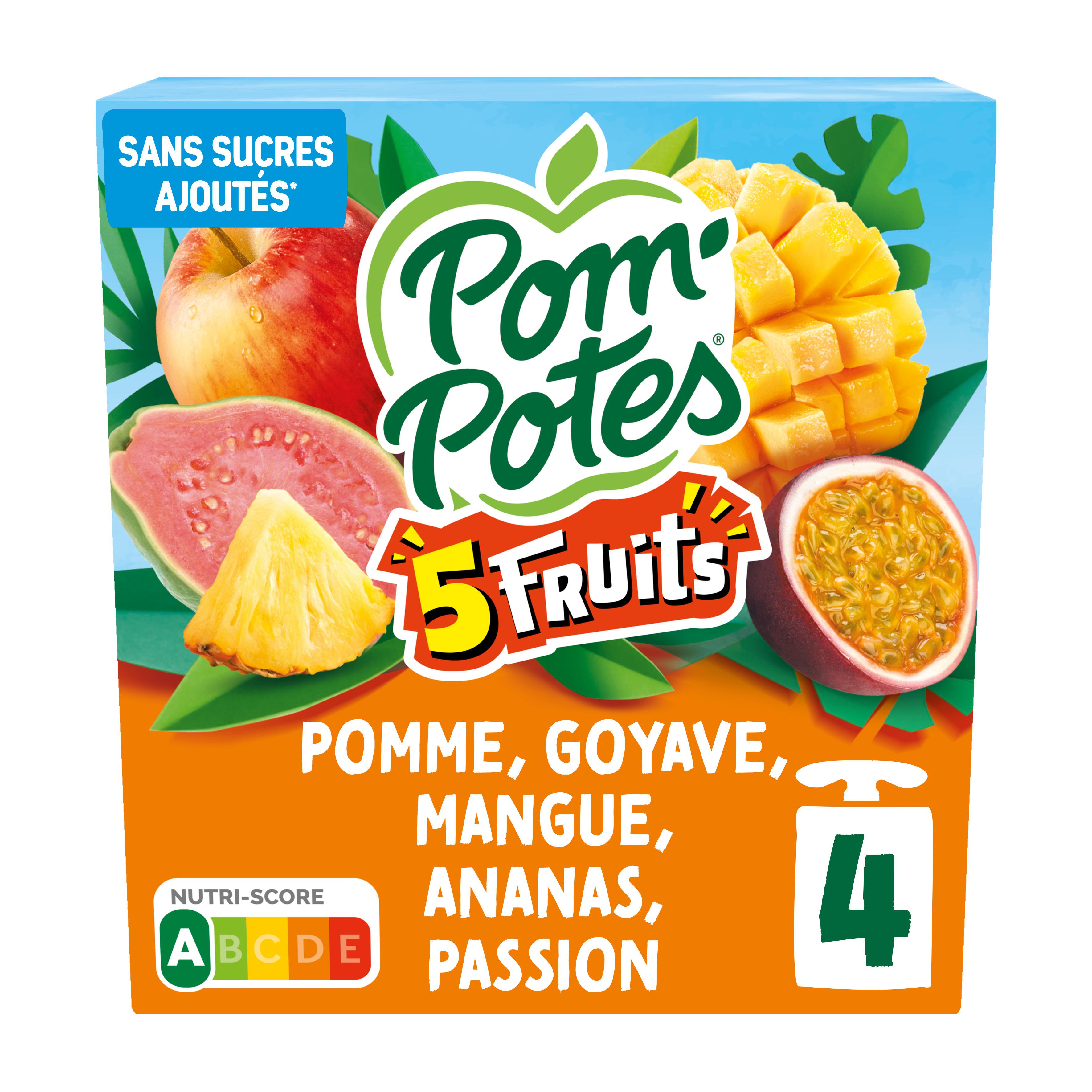 Compotes pommes-ananas à boire pour gourde réutilisable - Recette i-Cook'in