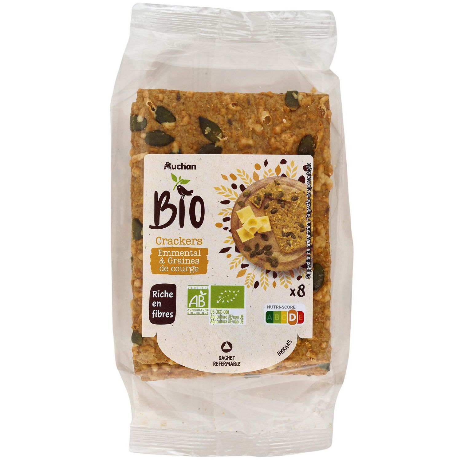 Graines de courge - Auchan bio - 250g