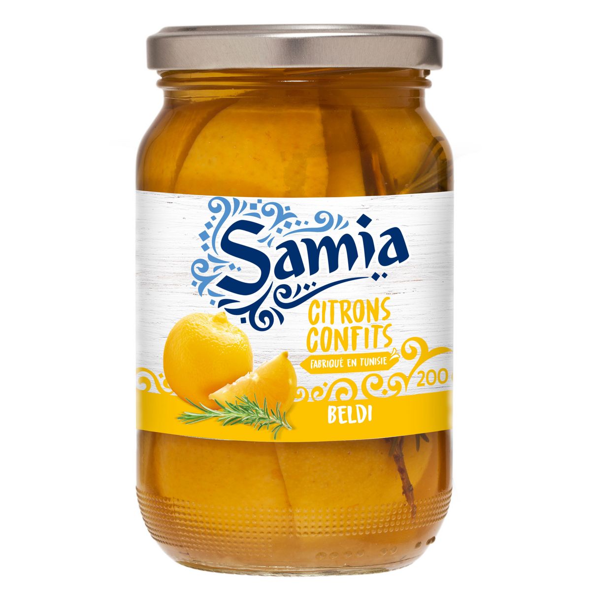 SAMIA Citron confit Beldi 348g pas cher 