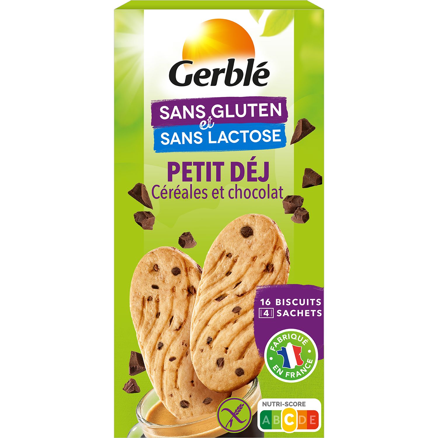 Gerblé Sans Gluten & Sans Lactose Biscuits Pépites Chocolat Noisette 150g -  Cdiscount Au quotidien