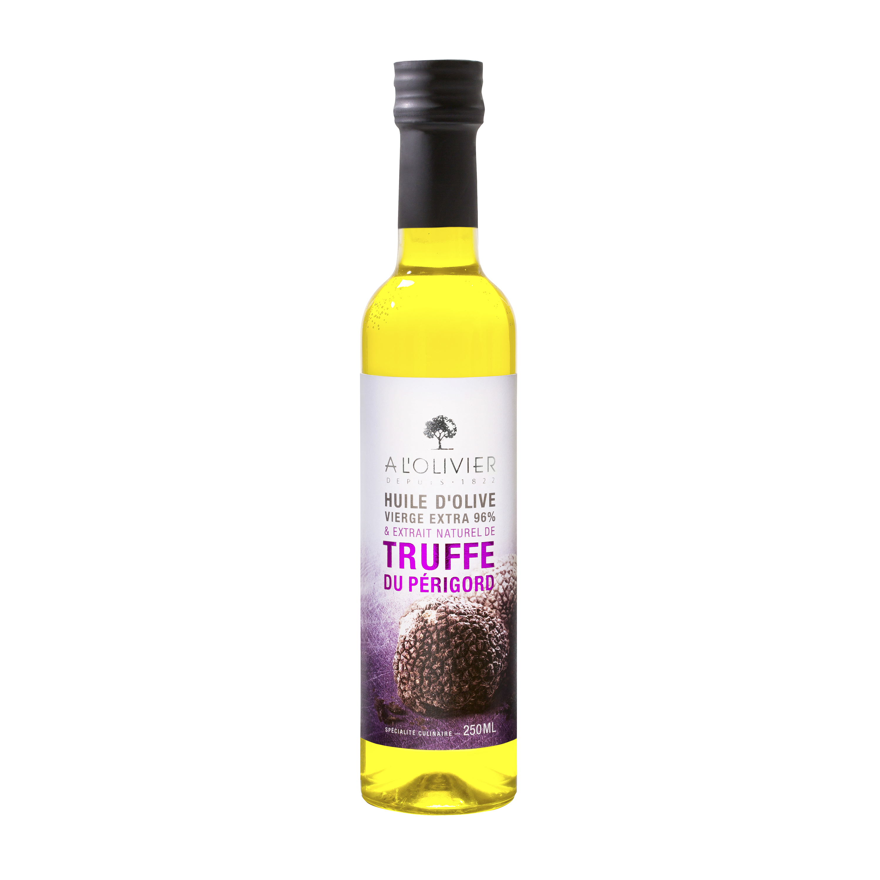 A L'OLIVIER Huile d'olive à la truffe du Périgord 25cl pas cher 