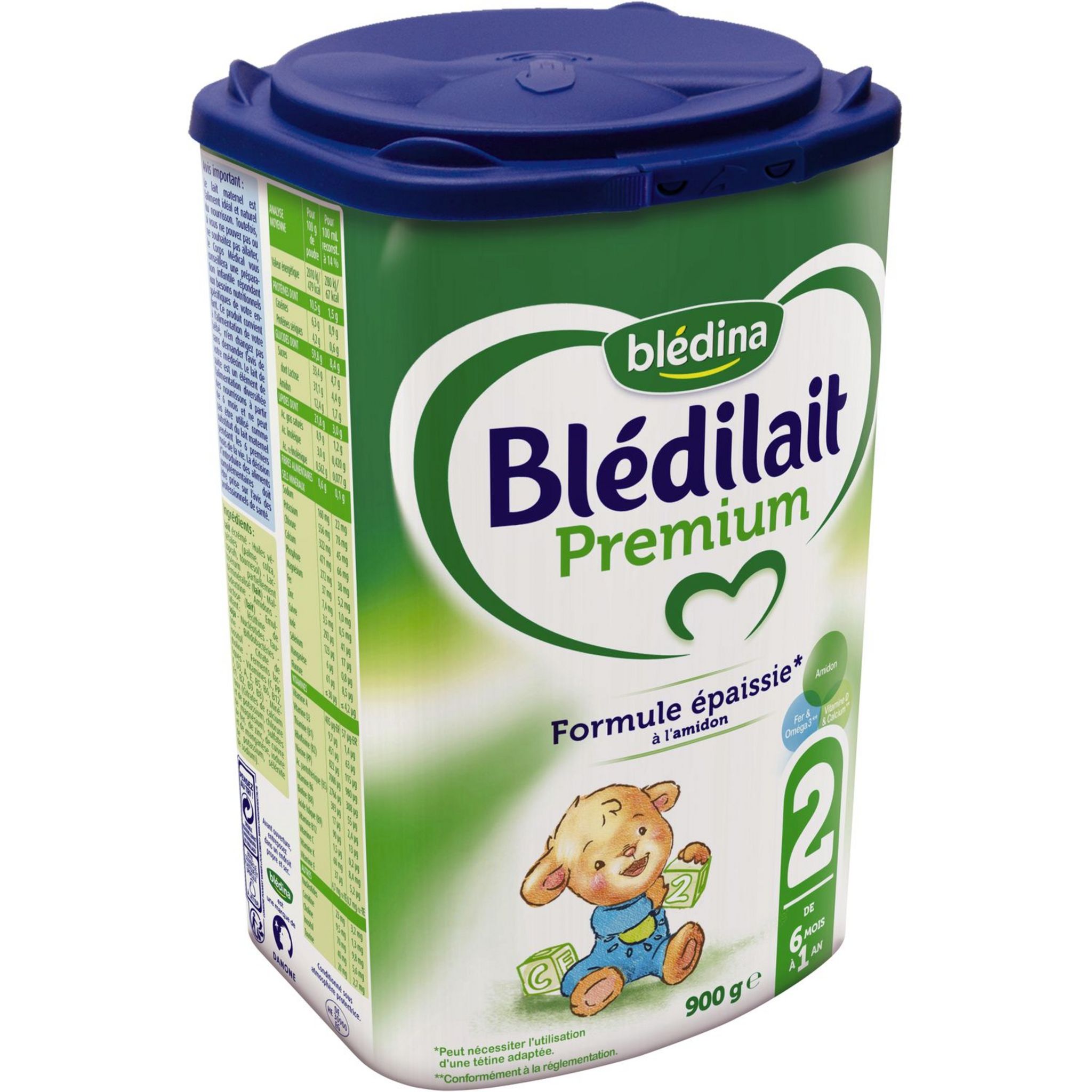 Blédina Blédilait Premium Lait 2ème Âge 820g - Achat / Vente lait