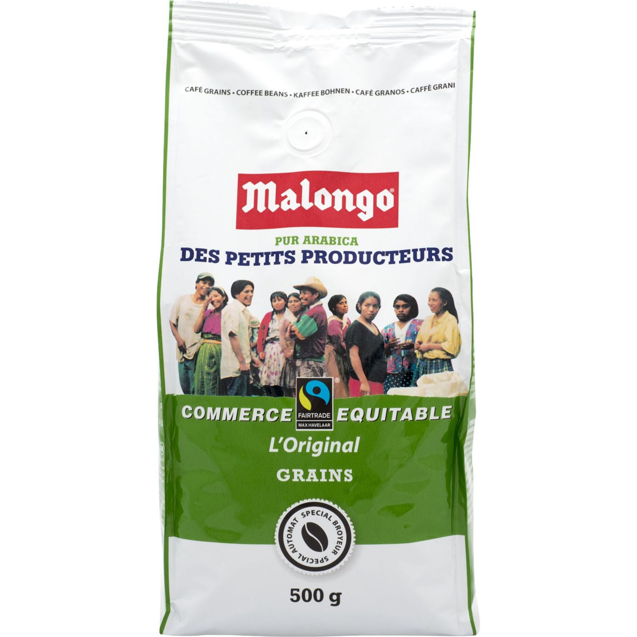 MALONGO Café en grains bio équitable 500g pas cher 