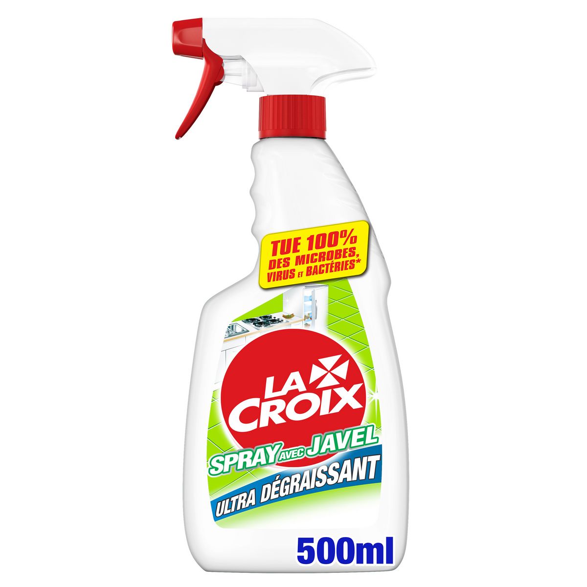LA CROIX Spray nettoyant ménager désinfectant avec javel 500ml