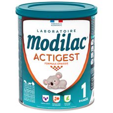 MODILAC Actigest 1 lait 1er âge épaissi en poudre dès la naissance 800g