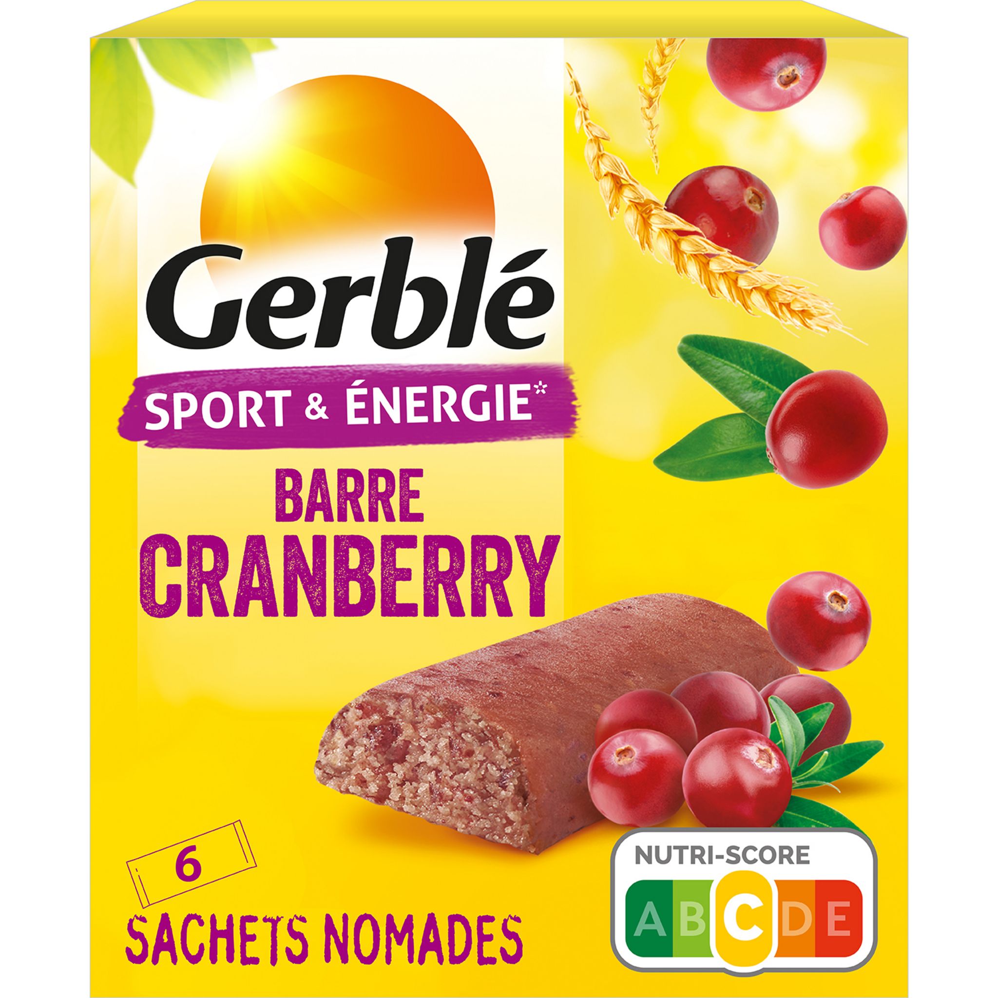 Barres diététiques amande Gerblé x6 - 150g