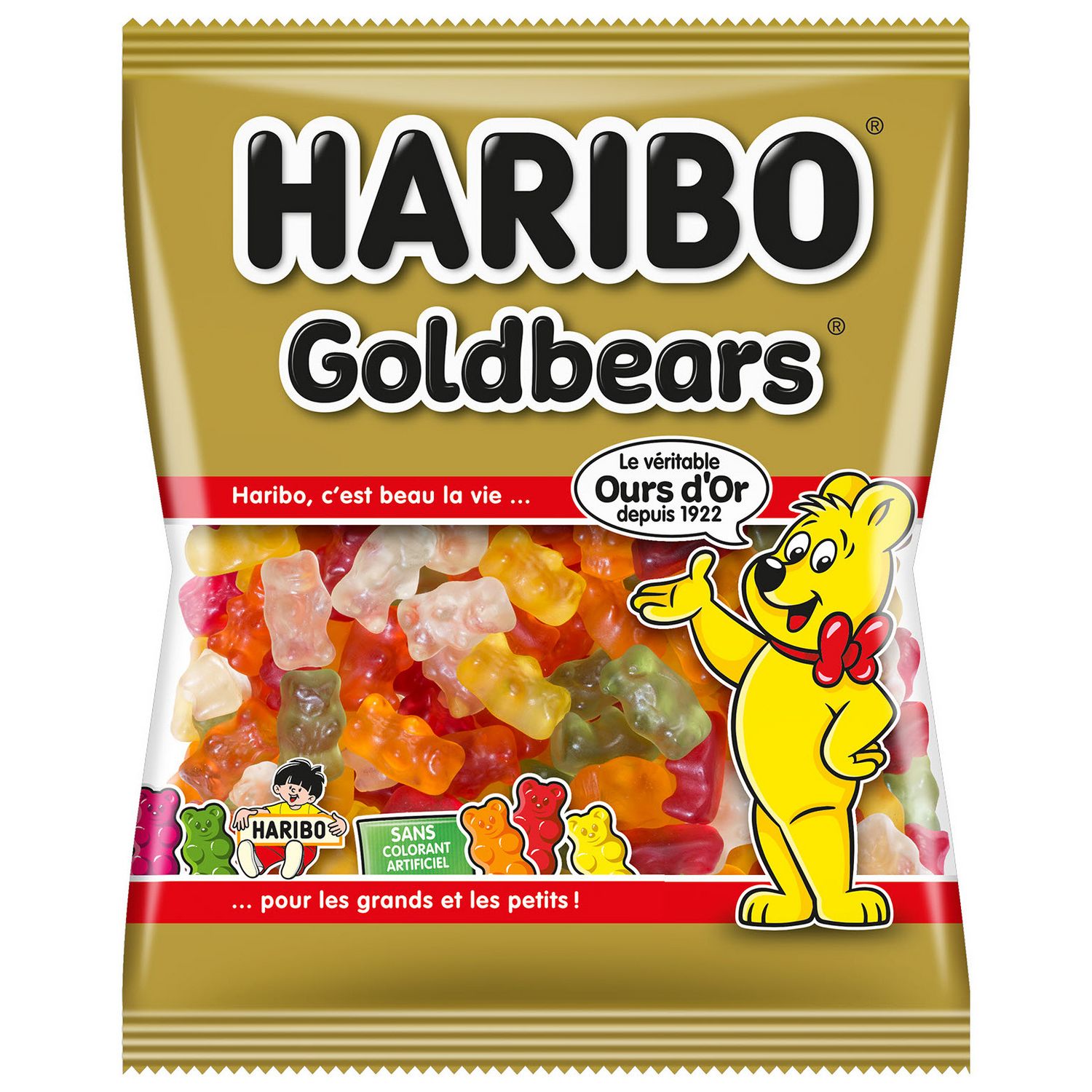 HARIBO Goldbears bonbons gélifiés ours 300g pas cher 