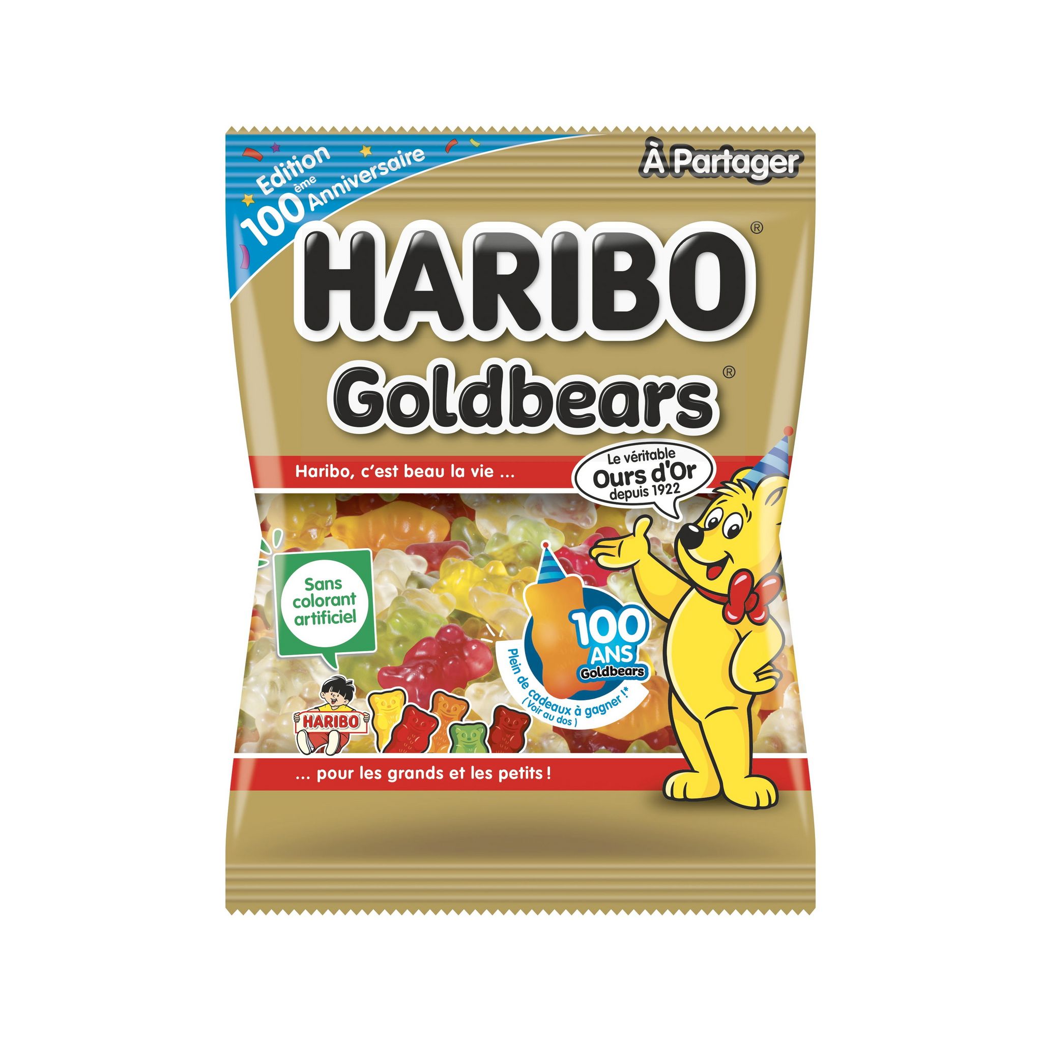 HARIBO Goldbears bonbons gélifiés ours 300g pas cher 