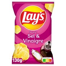 LAY'S Chips saveur sel et vinaigre 130g