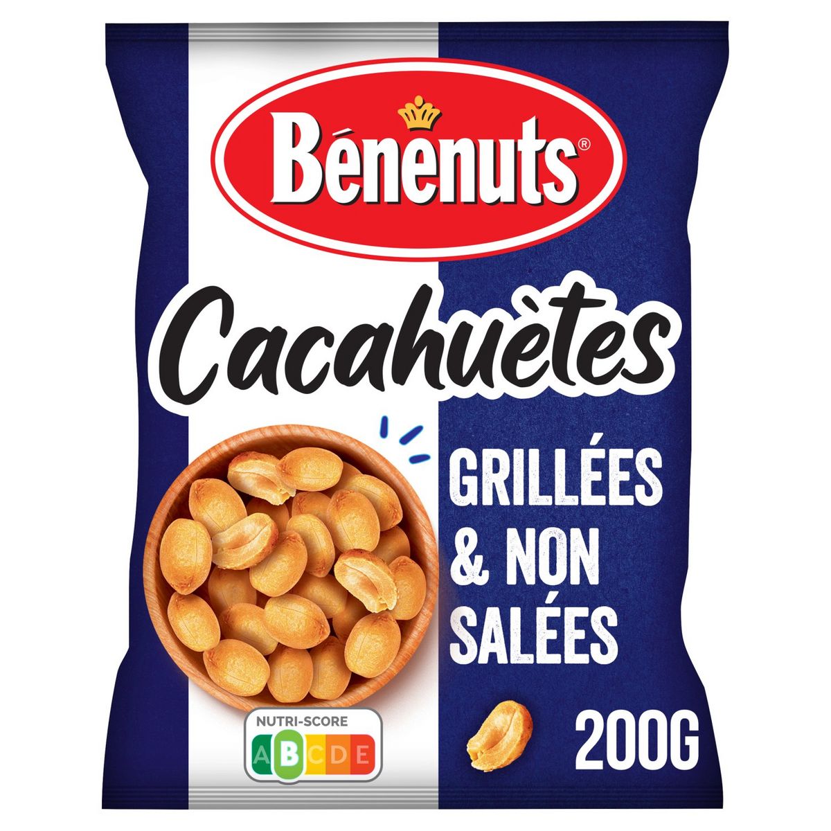 BENENUTS Cacahuètes non salées 200g